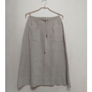 Юбка вязанная с карманами, шерсть 100%