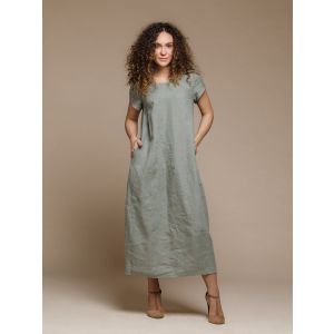 Платье длинное изо льна 2/130, Кайрос