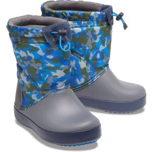 Зимние сапоги детские CROCS Kids’ Crocband™ LodgePoint Graphic Winter Boot 205828