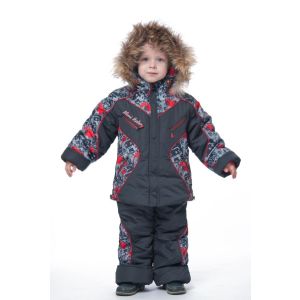 Зимний детский костюм Спорт 2, жилет 100% шерсть