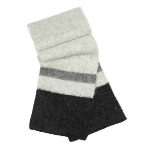 Шарф вязаный в полоску 100% шерсть, Исландия, 9116