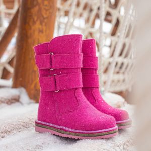 Унтоваленки детские р-р 27,28,30 фуксия, 33915