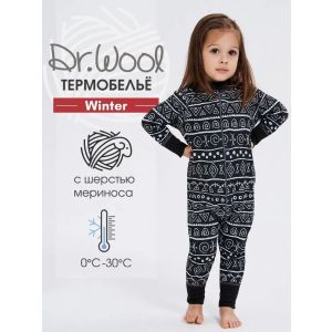 Комбинезон дет 116-134 Этно 50% шерсть термобелье
