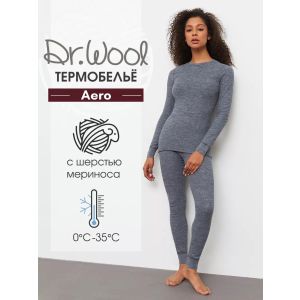 Термобелье женское Aero, 50% шерсть