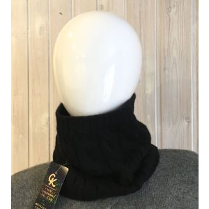 Шарф- снуд, манишка, на воротник / капюшон, 100% кашемир