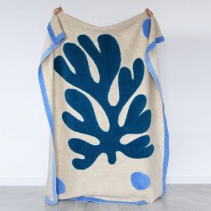 Плед Риф 150*200, ворс 100% шерсть