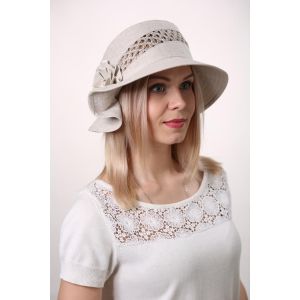 Роза, шляпа для женщин изо льна