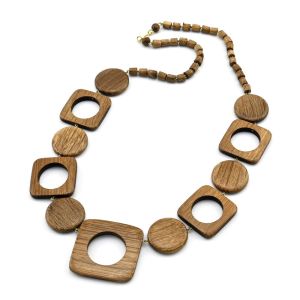 Бусы из дерева Самба, 7418