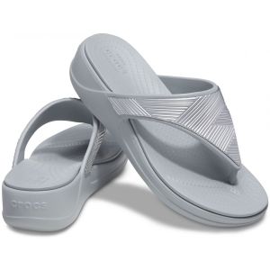 Шлепанцы CROCS Monterey Metallic Wedge Flip 206850