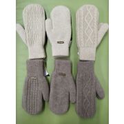 Варежки двойные, 100% кашемир