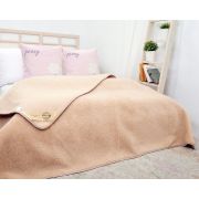 Плед 140*200 Альпака, ворс натуральная шерсть